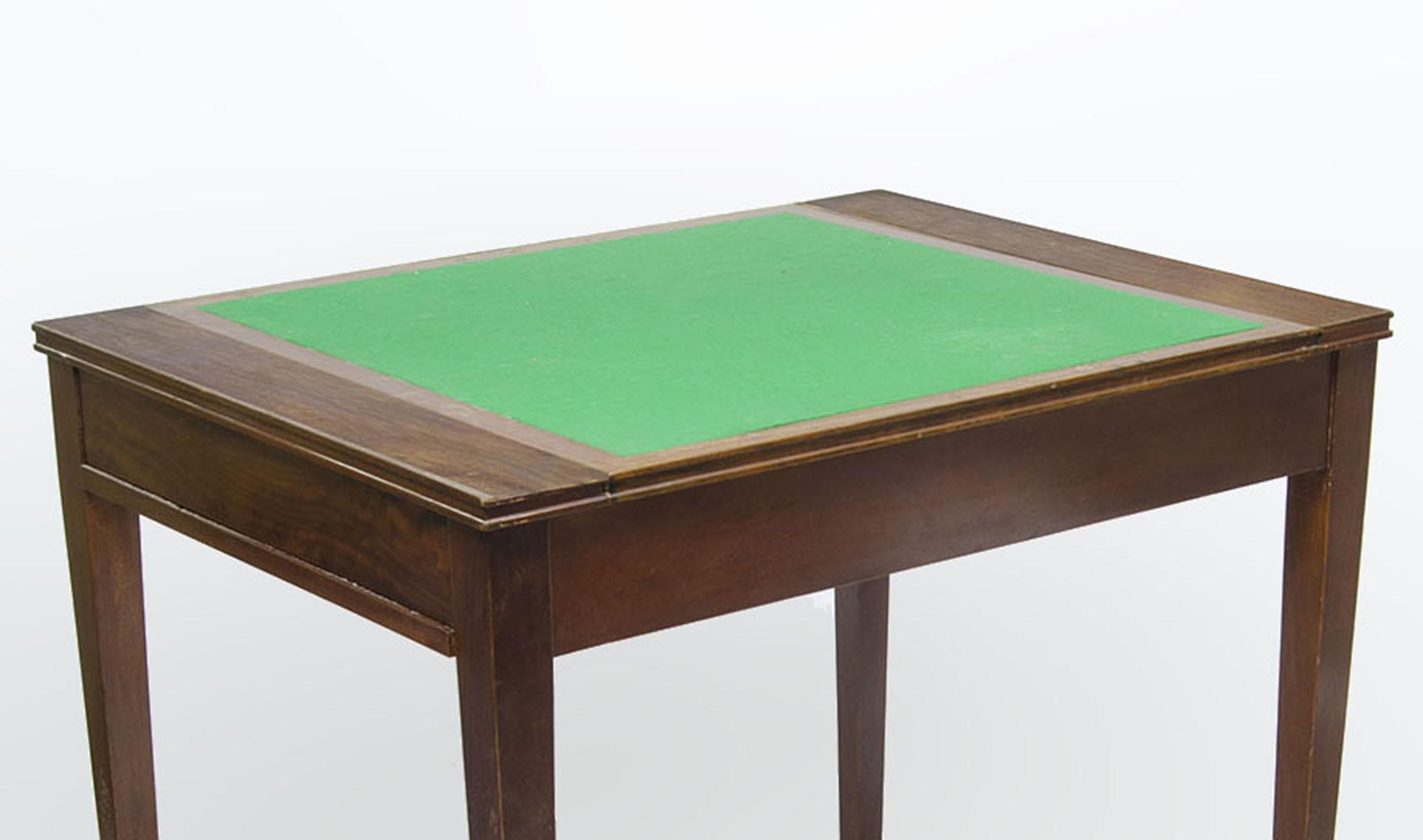 Mid-20th Century Argentine Wooden Desk/Game Table with Chessboard by Comte S.A. For Sale 3