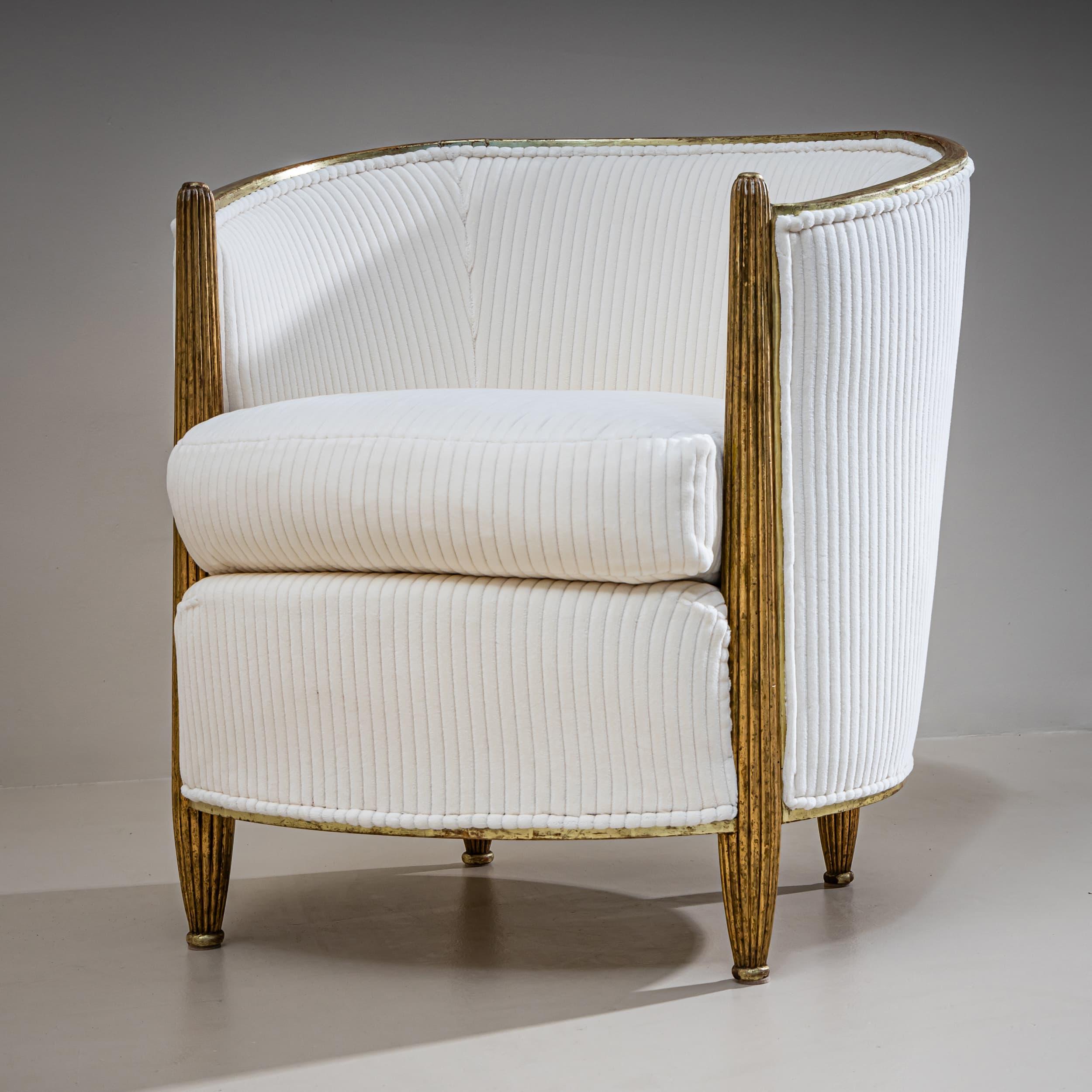 Mid-20th Century Art Deco Armchairs, France In Good Condition For Sale In New York, NY