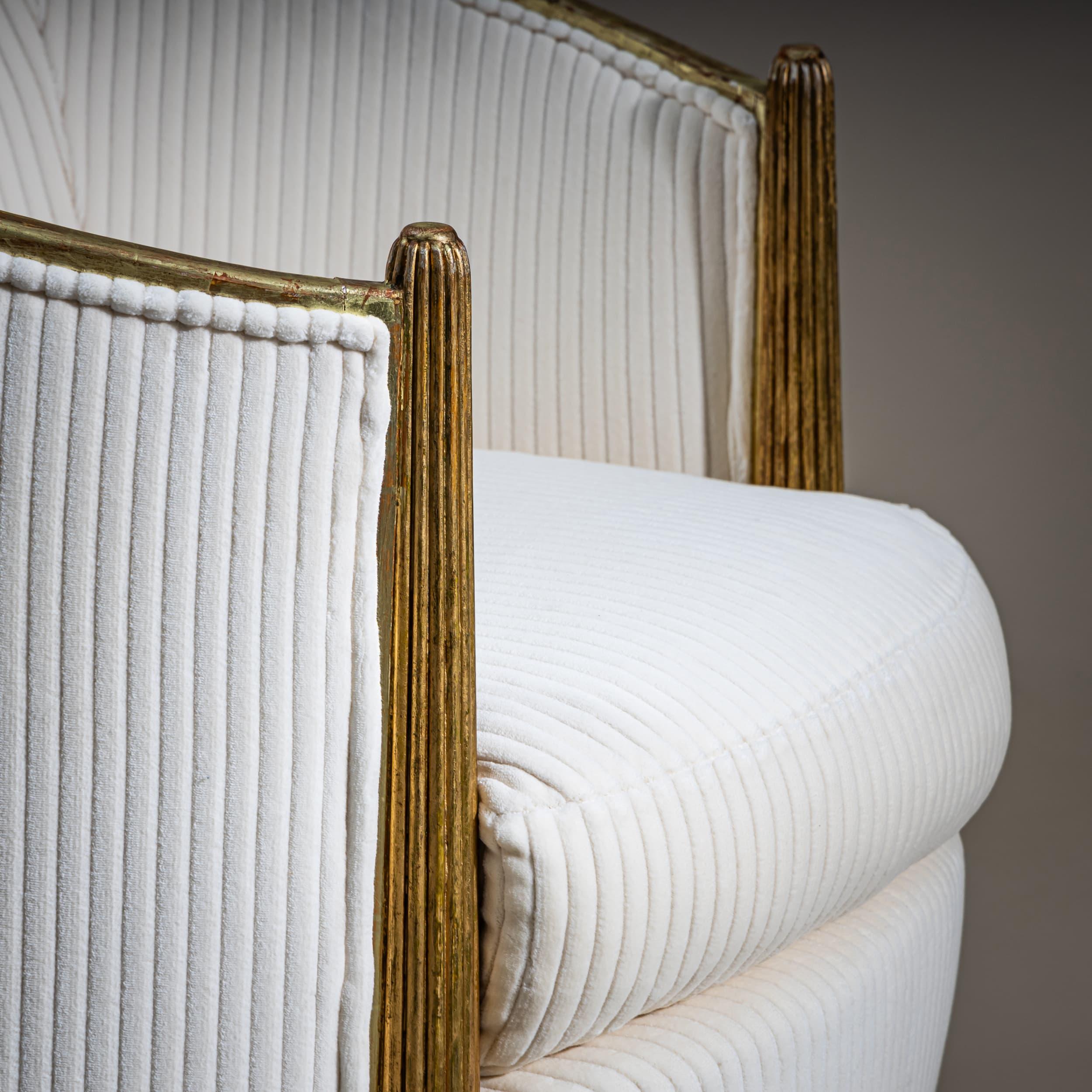 Mid-20th Century Art Deco Armchairs, France For Sale 1