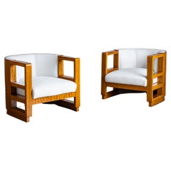 Mid-20th Century Art Deco Armchairs, France