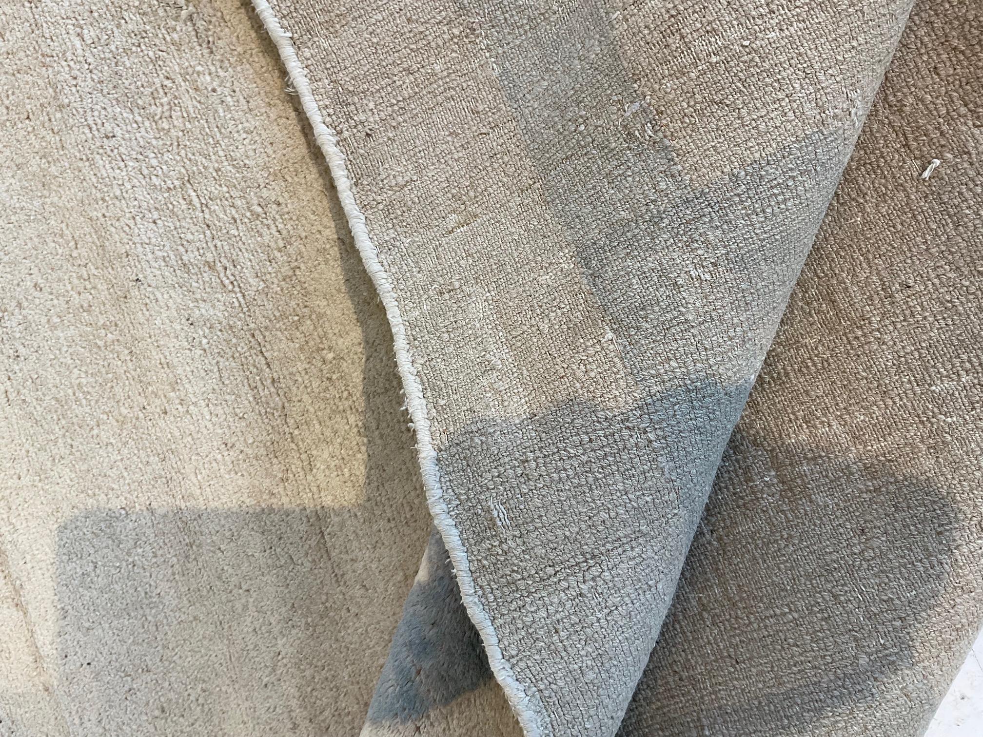 20th Century Doris Leslie Blau Midcentury Art Deco Chinese Handwoven Wool Rug For Sale