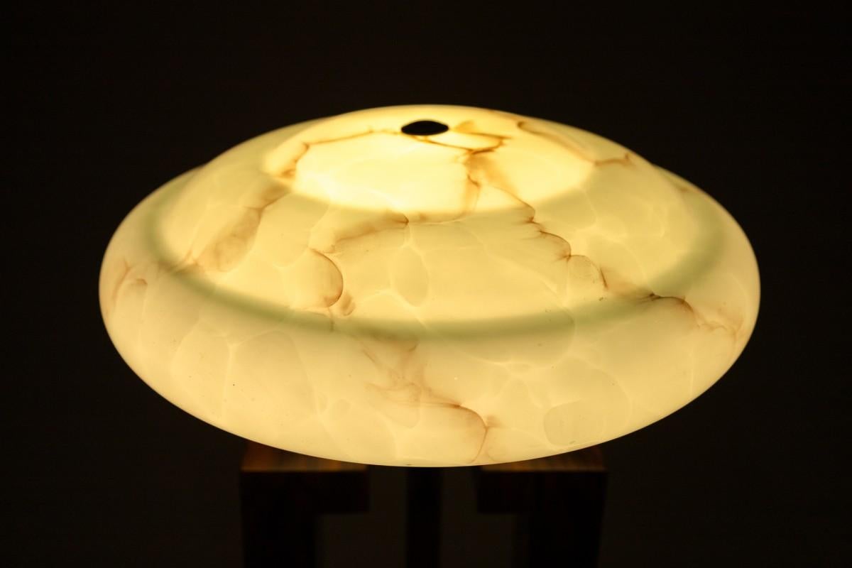 Mid-20th century Art Deco table lamp, Poland. For Sale 1