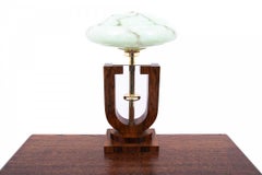 Mid-20th century Art Deco table lamp, Poland.