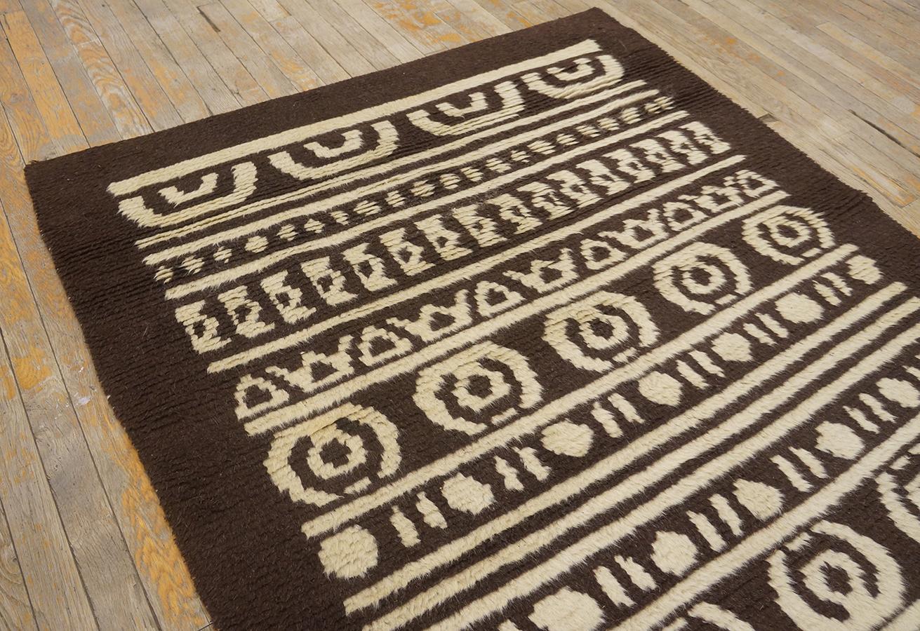 Tappeto Art Moderne della metà del XX secolo ( 4'3