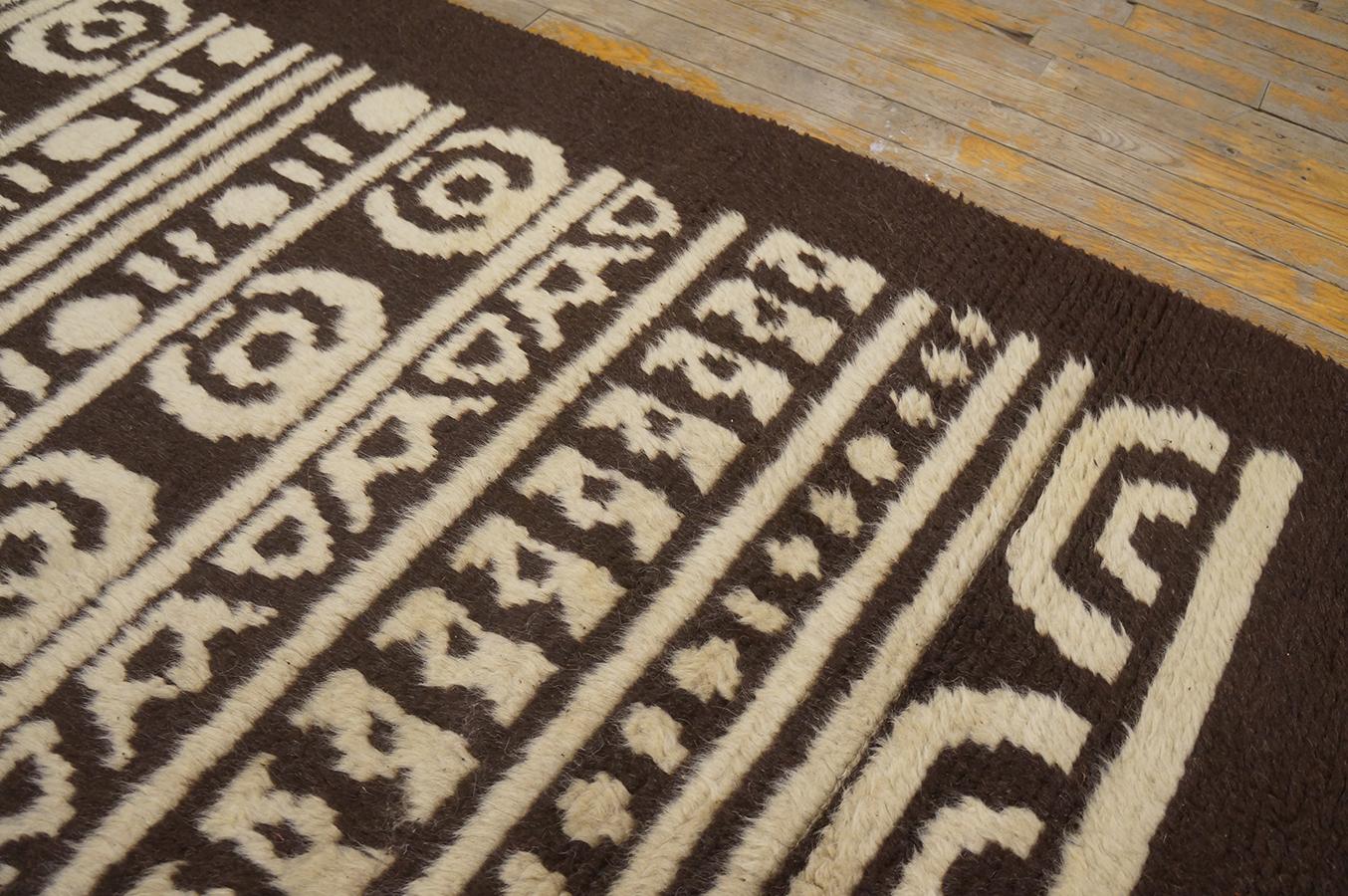 Tappeto Art Moderne della metà del XX secolo ( 4'3