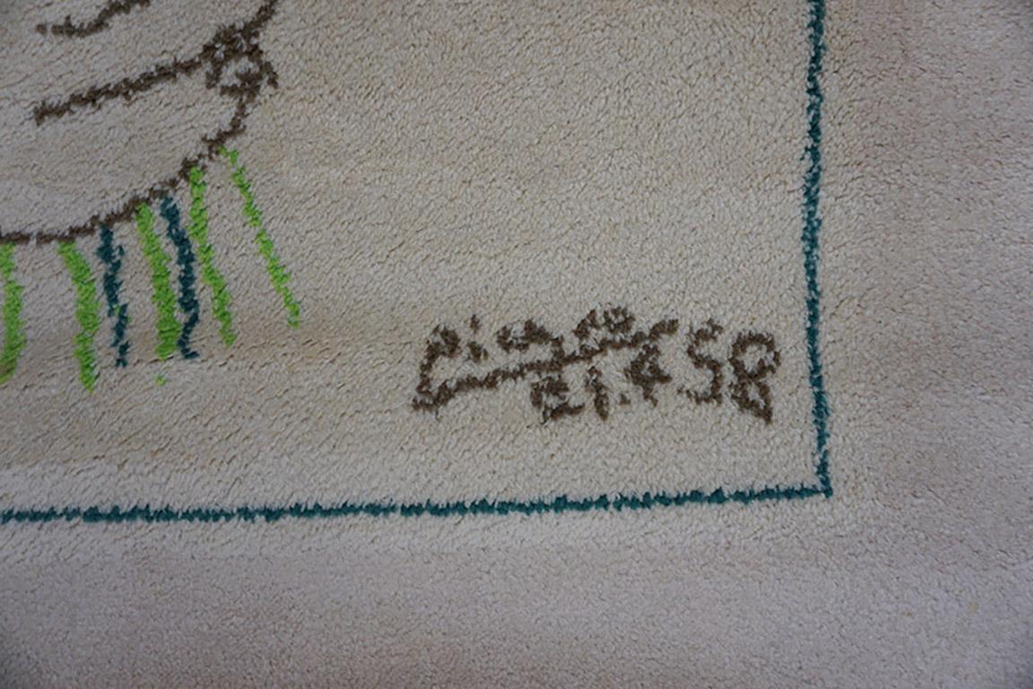 Wool Mid 20th Century Art Moderne Carpet 6' 8