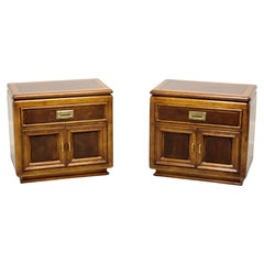 Used UNIQUE FURNITURE Mid 20th Century Asian Style Nightstands - Pair