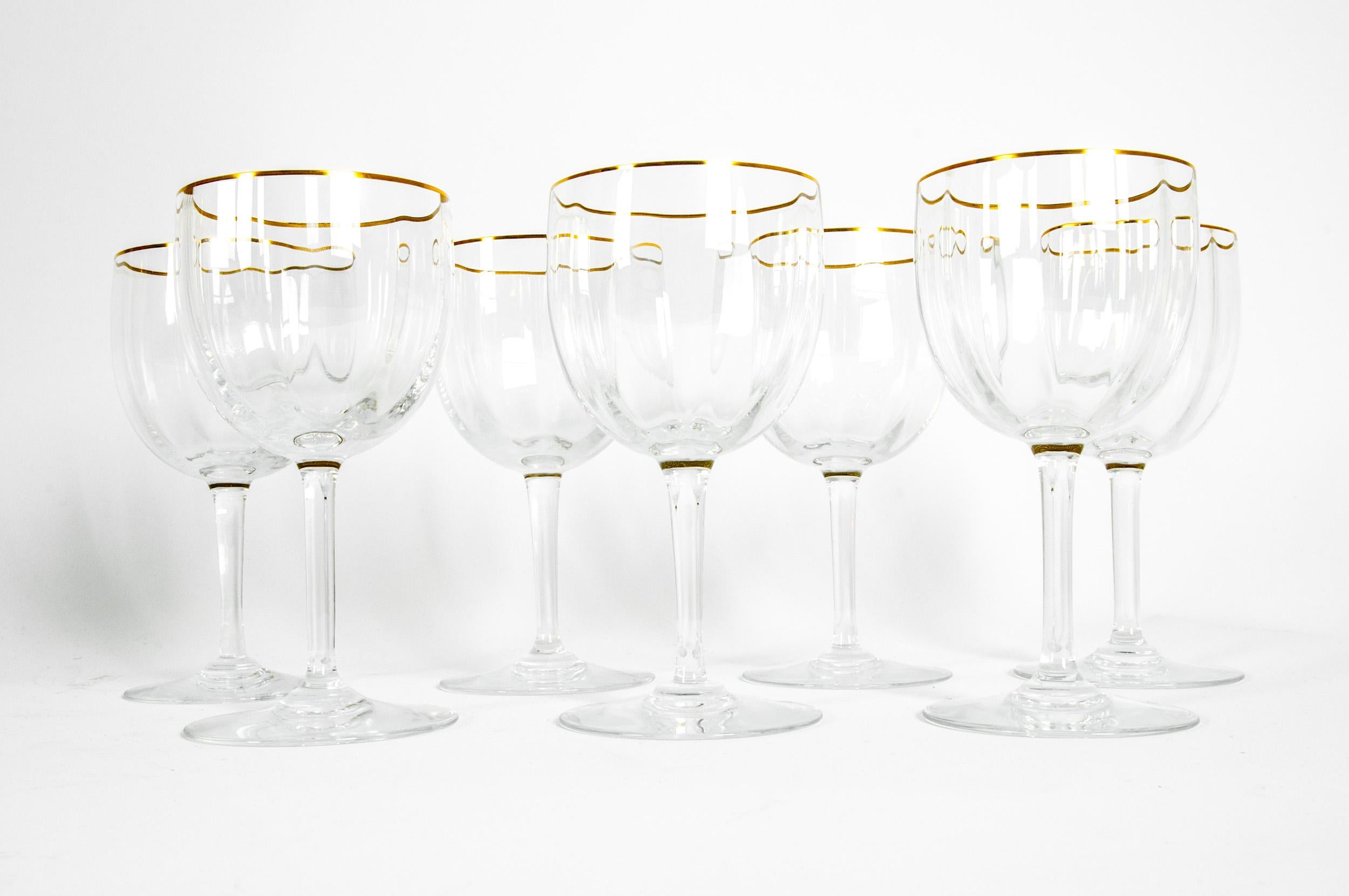 French Baccarat Crystal Barware / Tableware Service