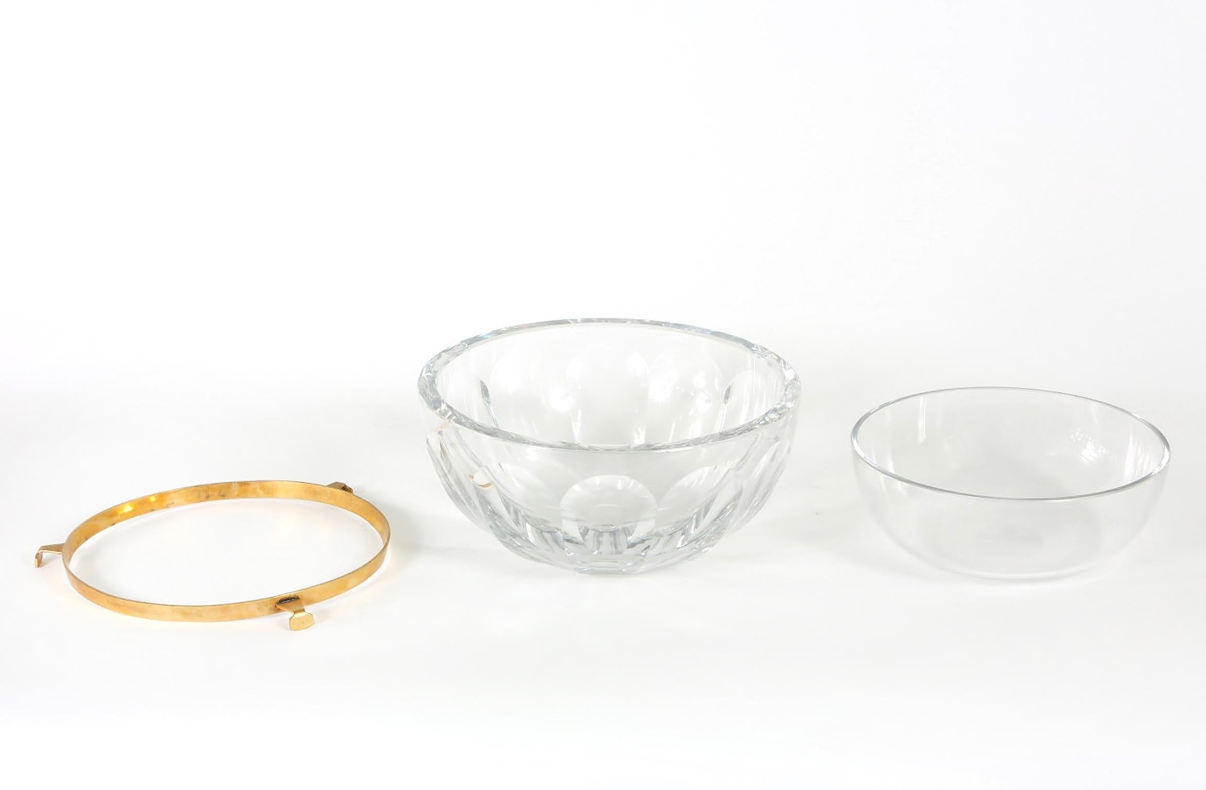 baccarat crystal caviar bowl
