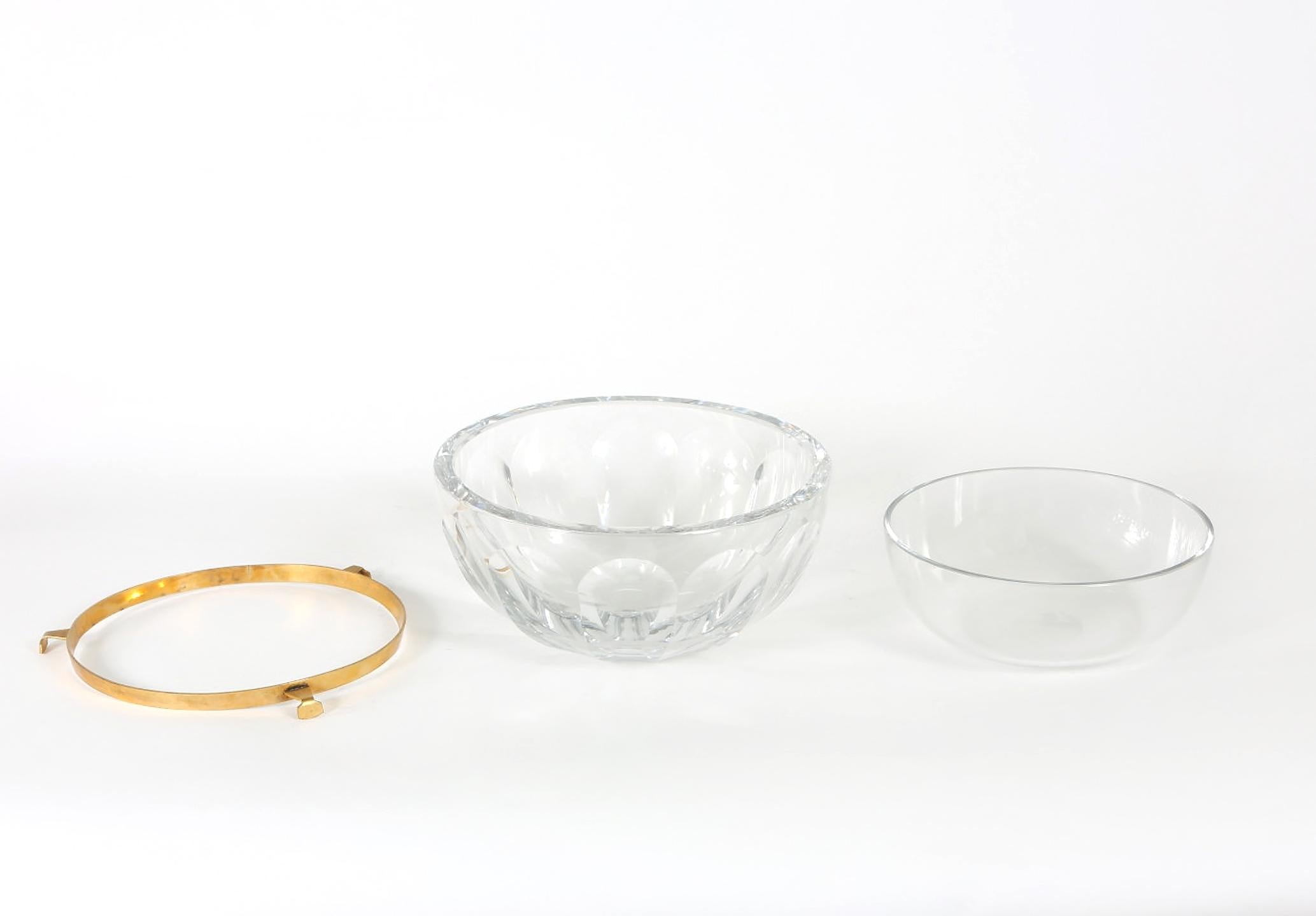 Mid-20th Century Baccarat Crystal Caviar Service 1