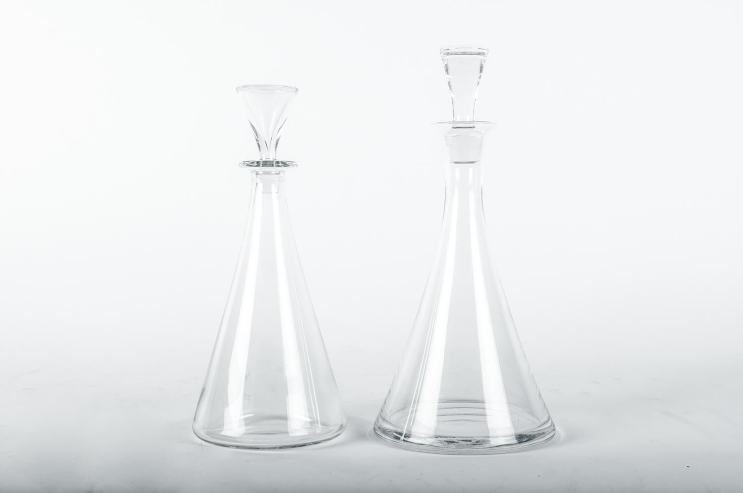 Mid-20th Century Baccarat Crystal Decanter Set 5