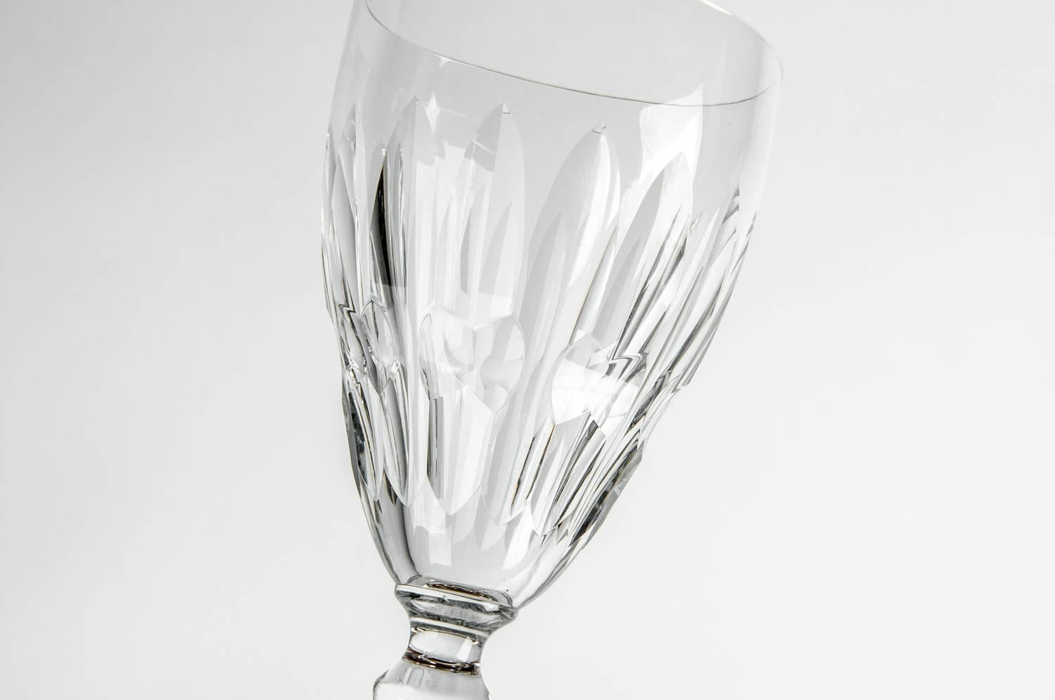 Mid-20th Century Baccarat Crystal Glassware Set 4