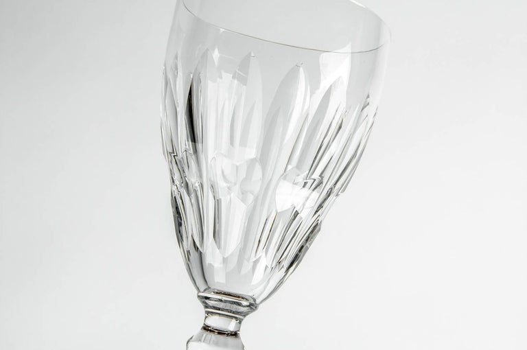 Mid20th Century Baccarat Crystal Glassware Set For Sale at 1stDibs