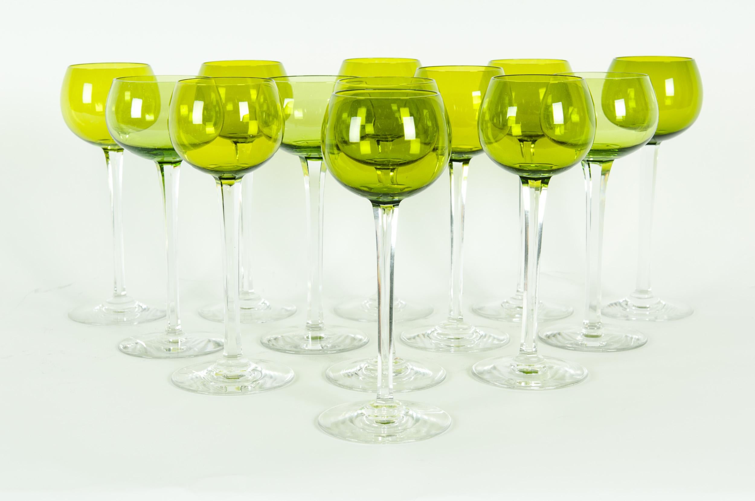 Mid-20th Century Baccarat Crystal Stemware Service / Fourteen People 5
