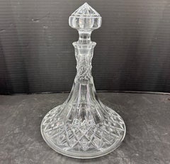 Mid 20th-Century Baccarat Style Crystal Decanter
