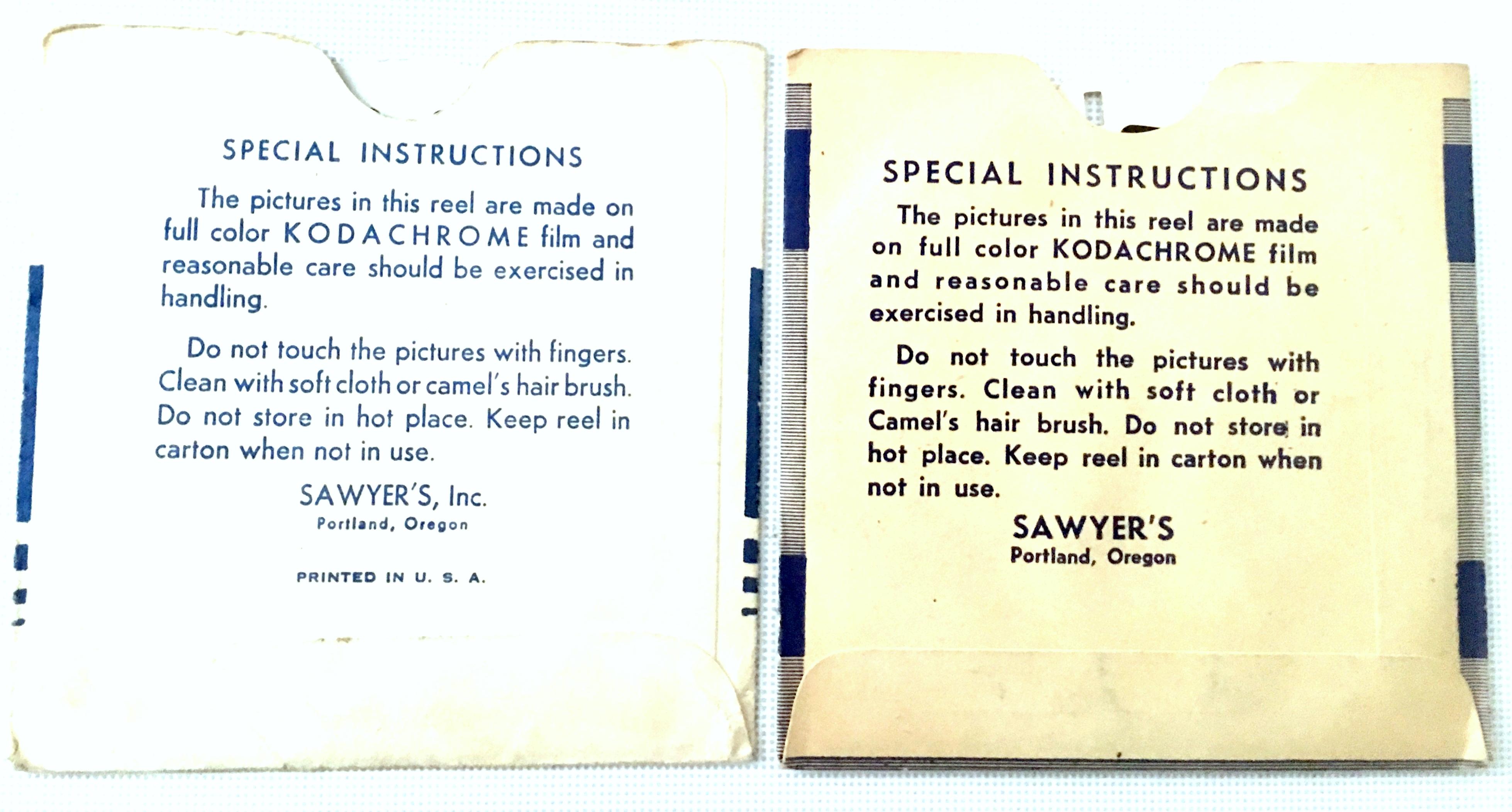 Mid-20th Century Bakelite 3-D View Master and 10 Color Reels by Sawyer's Inc. For Sale 10