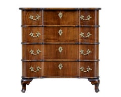 Mid 20th Century baroque revival walnut chest of drawers