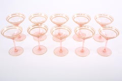 Mid 20th Century Barware / Tableware Crystal Coupe Service