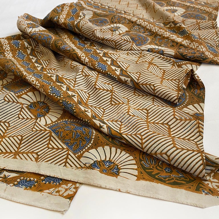 Mid-20th Century Batik, Kain, Hip-Wrap Clothing Garment, Java For Sale ...