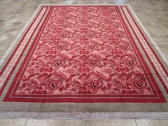 Galerie Shabab Collection Mid-20th Century Belgian Art Deco Room Size Carpet