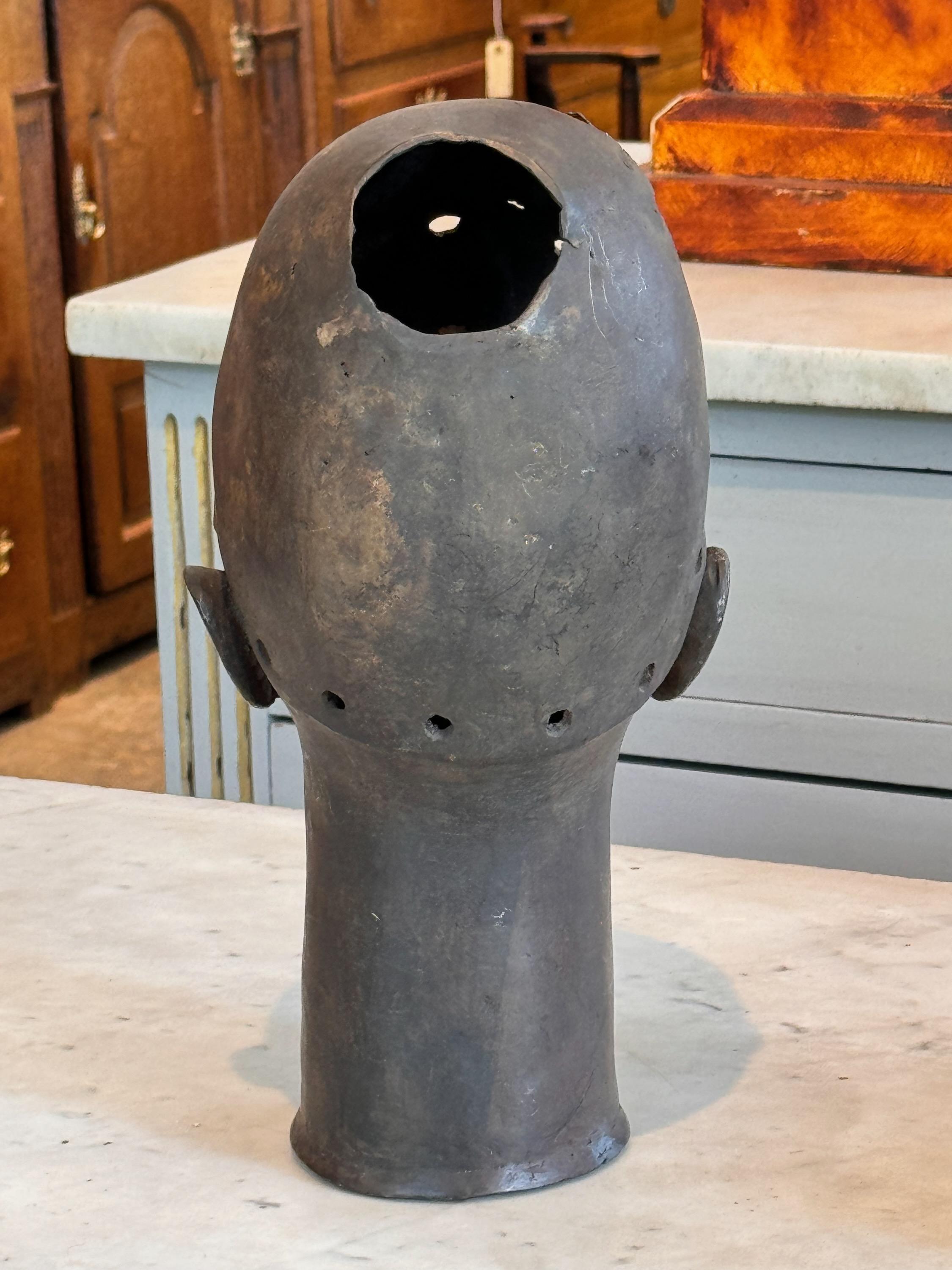 Mid 20th Century Benin Style Head Sculpture 1