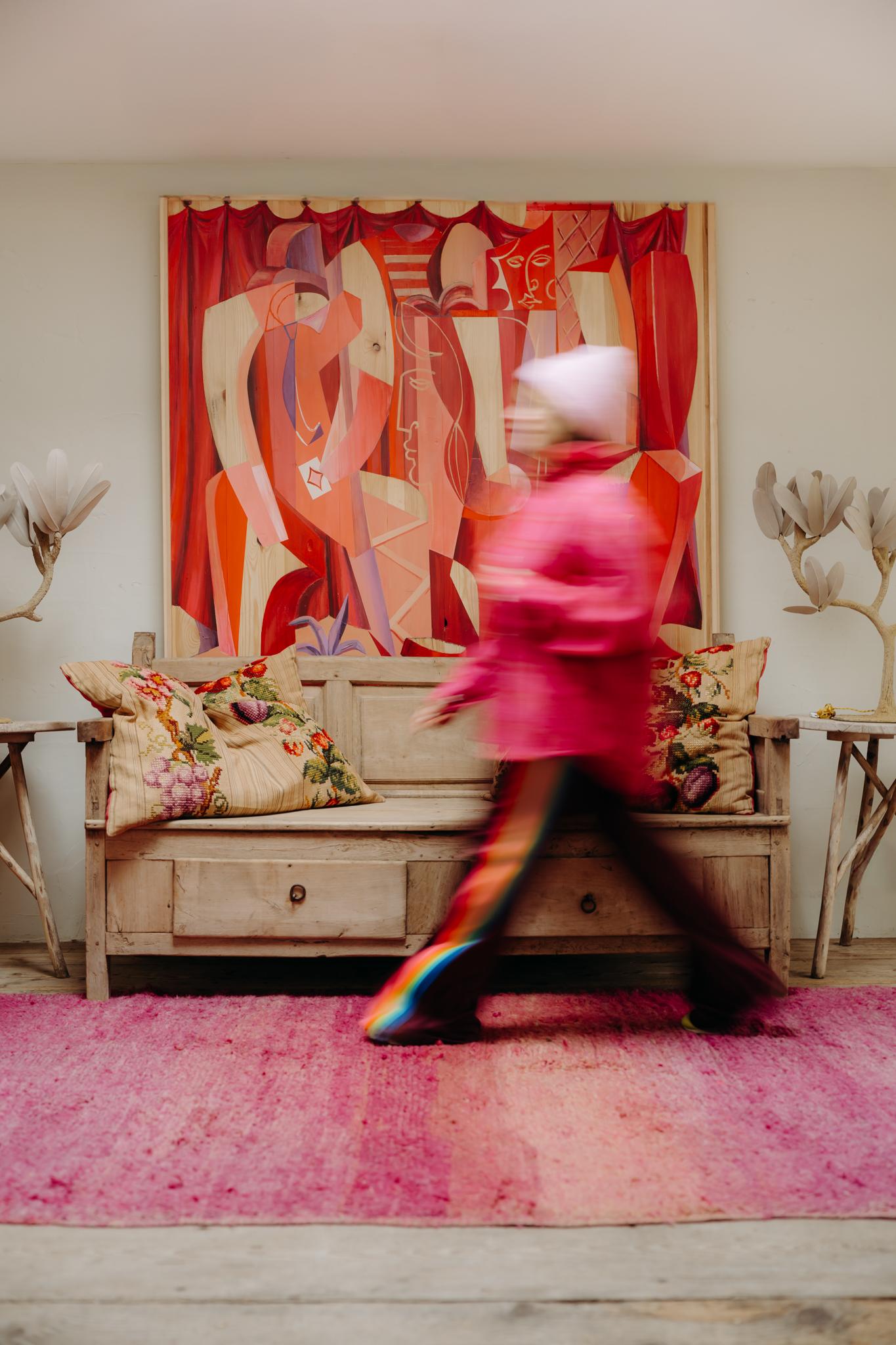 berberteppich mitte 20. jahrhundert ... im Angebot 3