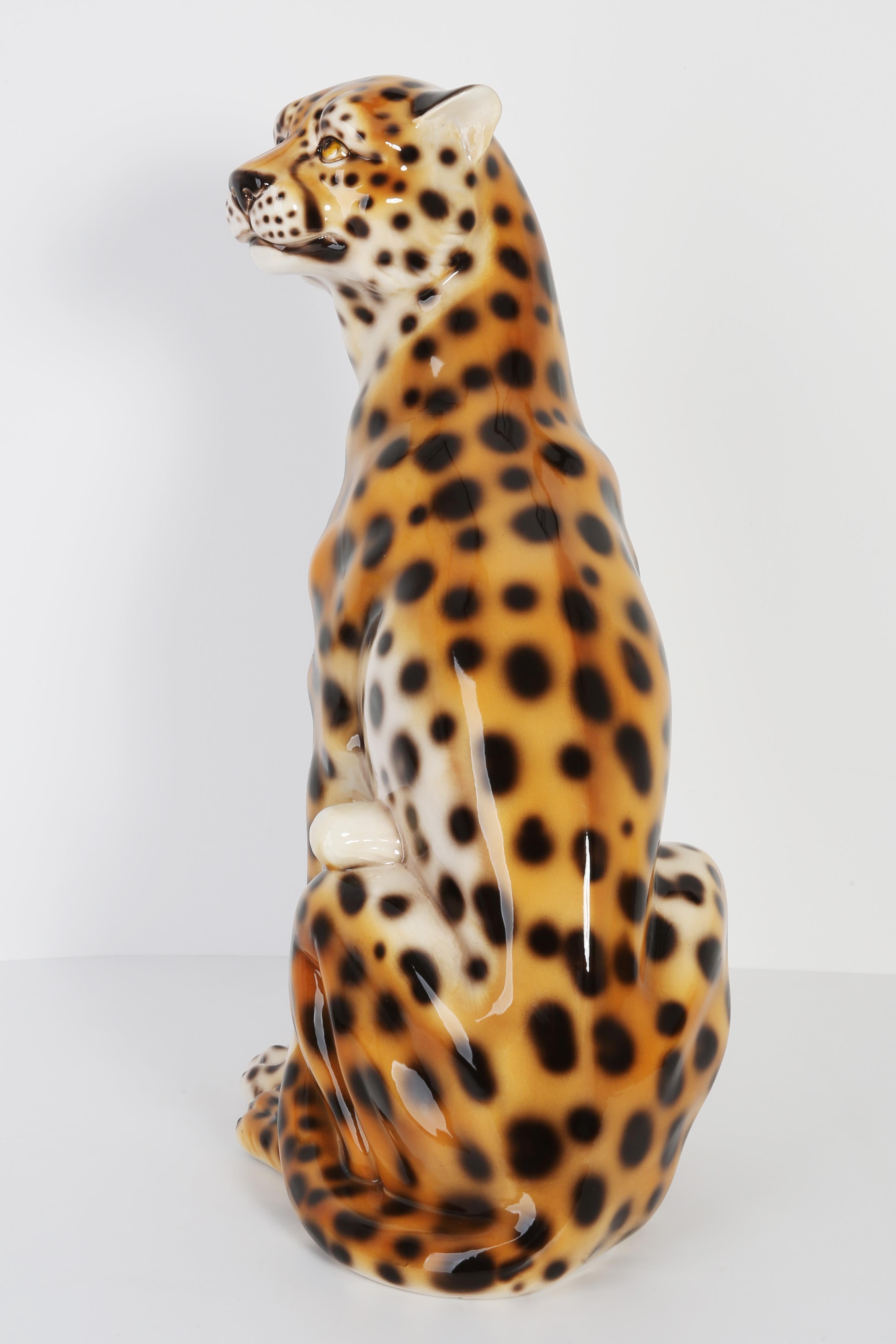 leopard ceramic