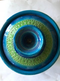 Mid-20th Century Bitossi Aldo Landi Covered Dish Art Pottery