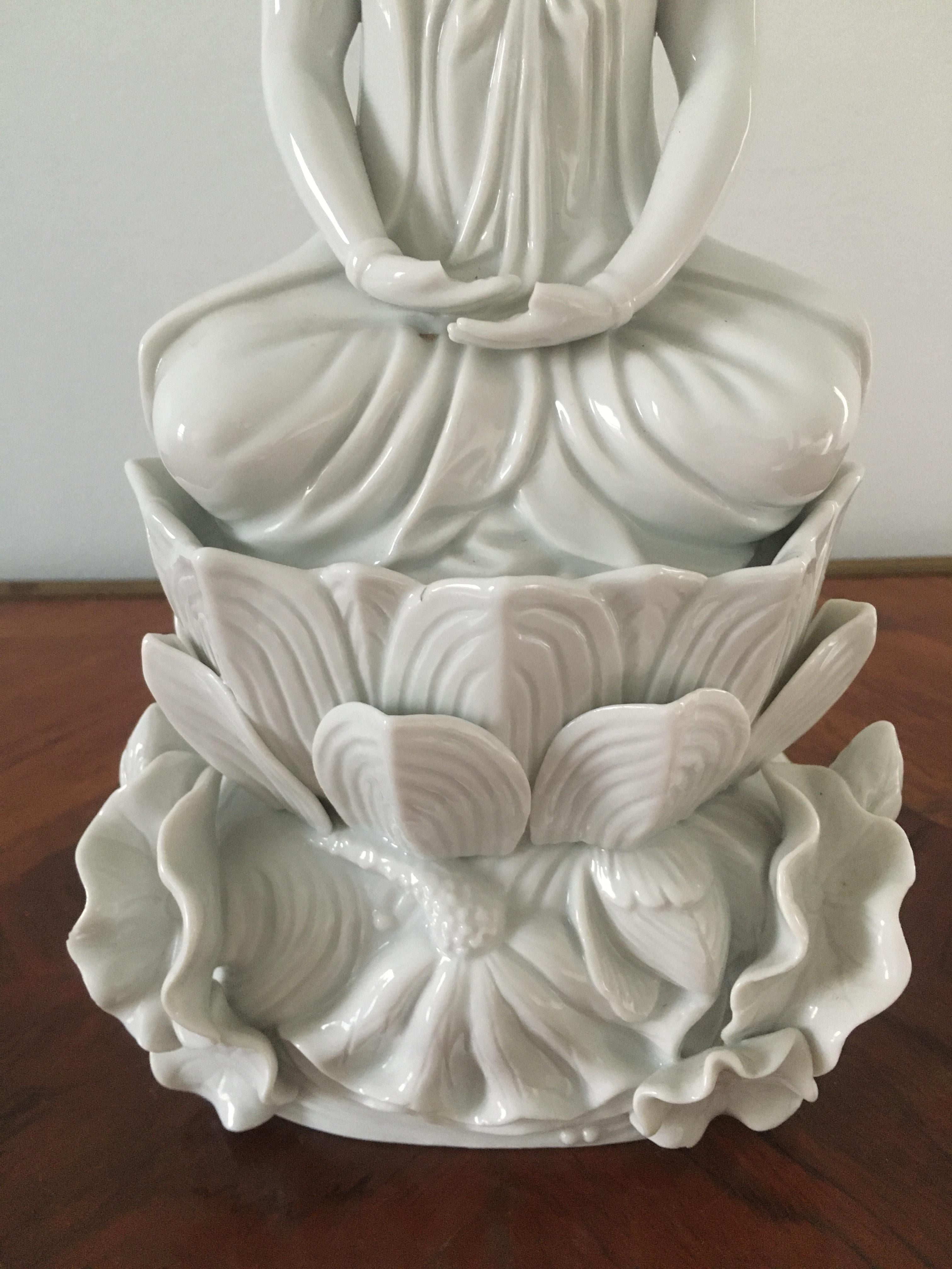 Mid 20th Century Blanc De Chine In Good Condition In Elkhart, IN