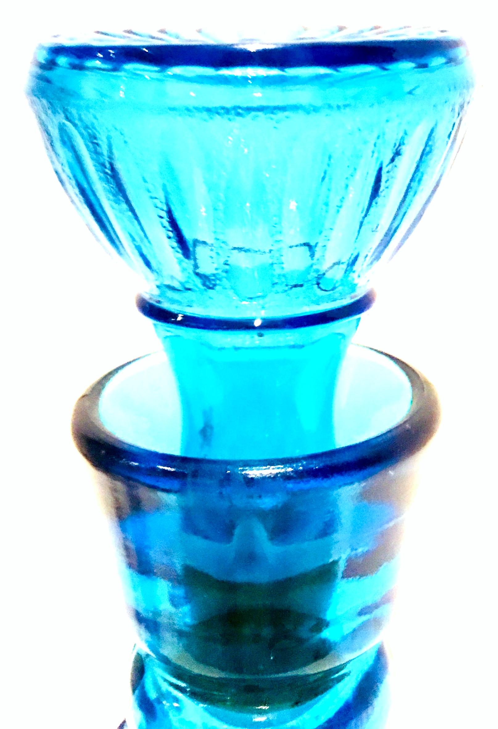 Mid-20th Century Blown Glass & 22-Karat Gold Drinks Set of Four Pieces by Culver 8