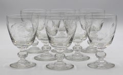 Mid-20th Century, Blown Glass Dansk Rummers, Set of 8