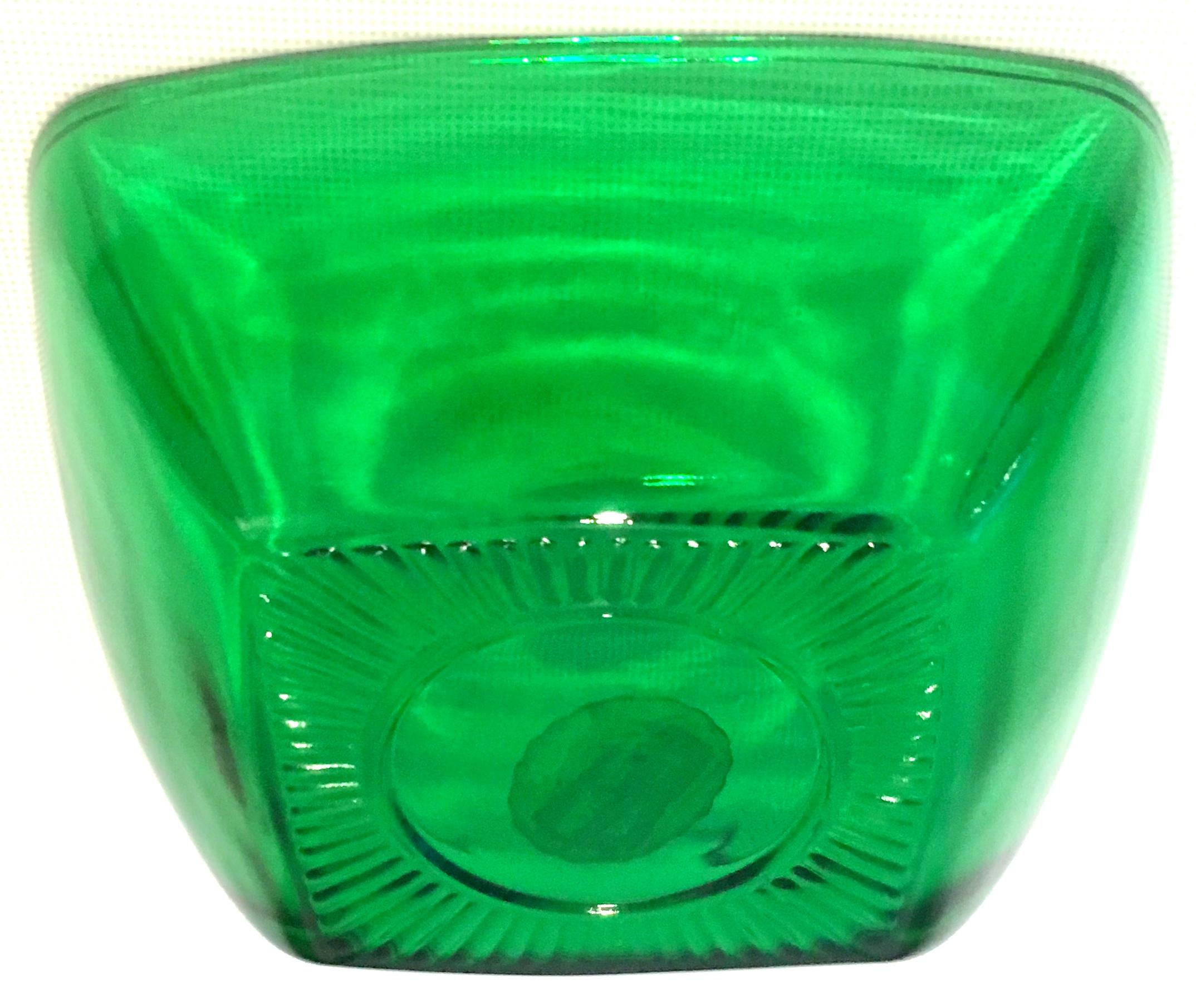 Mid-20th Century Blown Glass Drinks and Bowl Set of 24 by, Anchor Hocking Glass For Sale 6