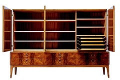 Mid-20th Century Bodafors Flame Mahogany Sideboard