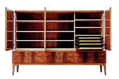 Mid-20th Century Bodafors Flame Mahogany Sideboard