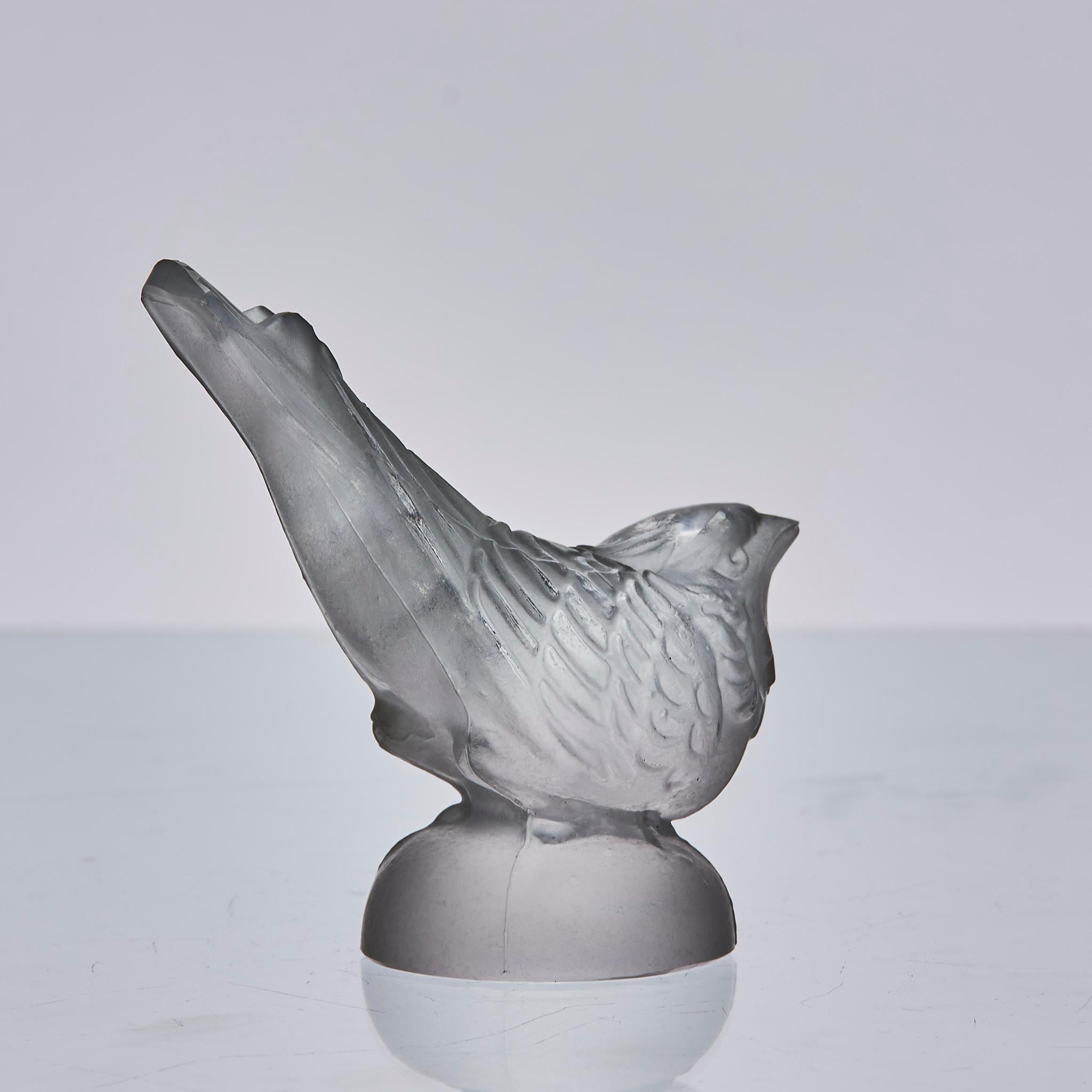 Mid 20th Century Bohemian Glass Figure entitled 