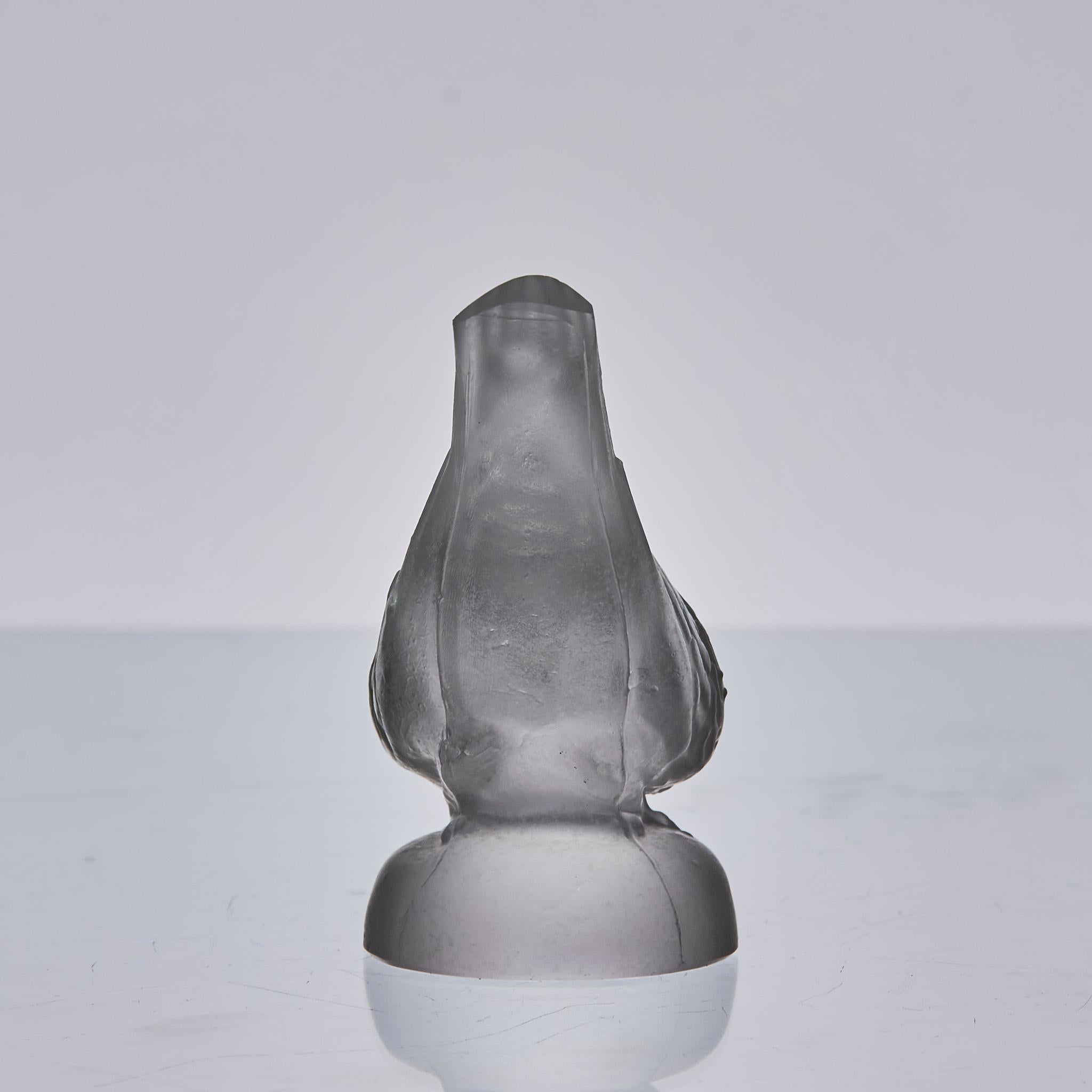 Mid 20th Century Bohemian Glass Figure entitled 