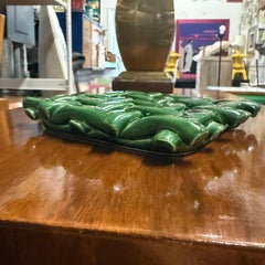 Mid 20th Century Braided Ceramic Trivet From Portugal