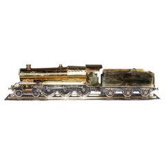 Mid-20th Century Brass & Aluminium GWR Train Model By John Sargent, c.1940