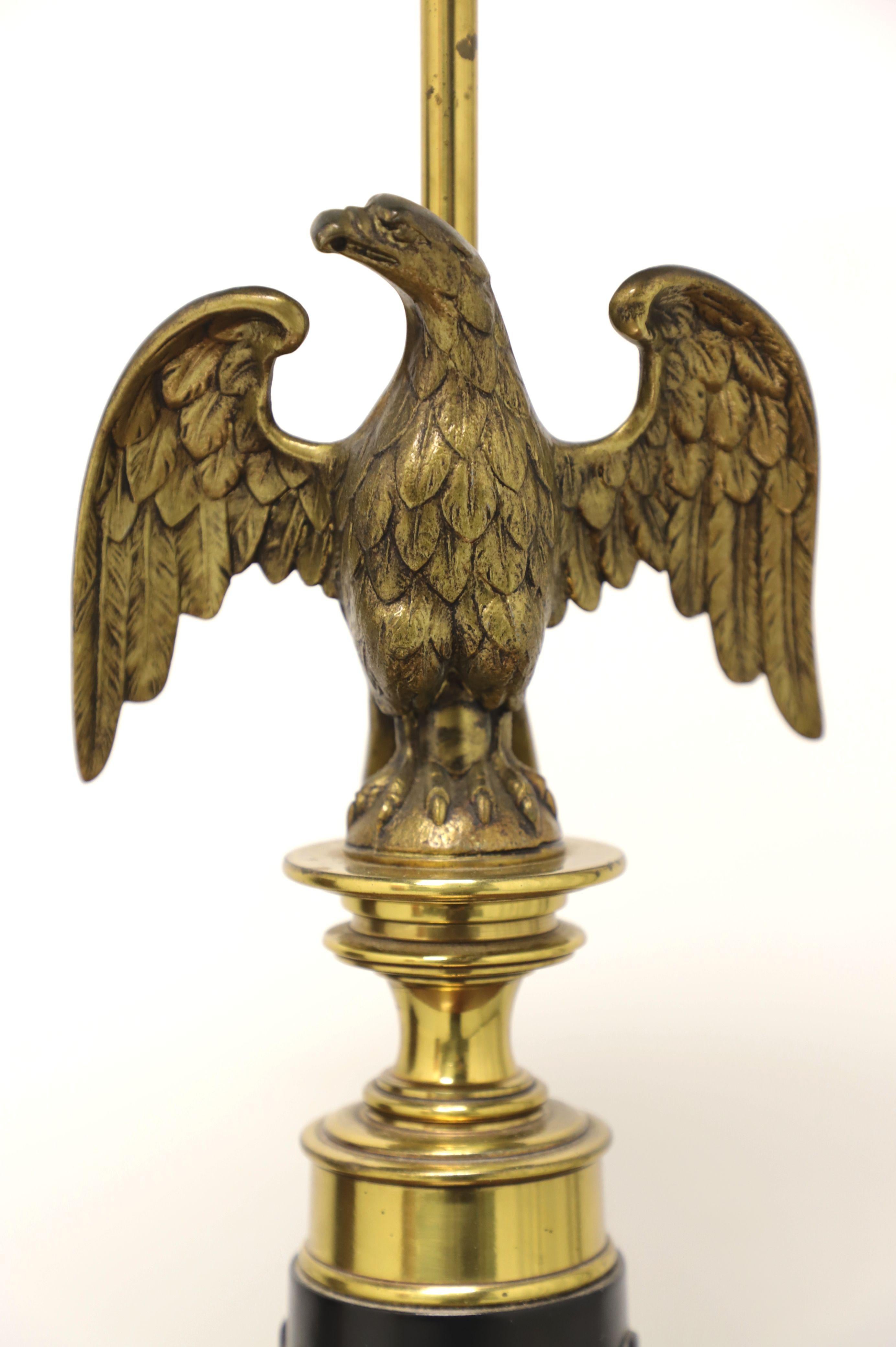 Mid 20th Century Brass American Eagle Table Lamp In Good Condition For Sale In Charlotte, NC