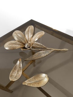 Mid 20th Century Brass Cocktail Ashtray in Flower Shape with Removable Petals