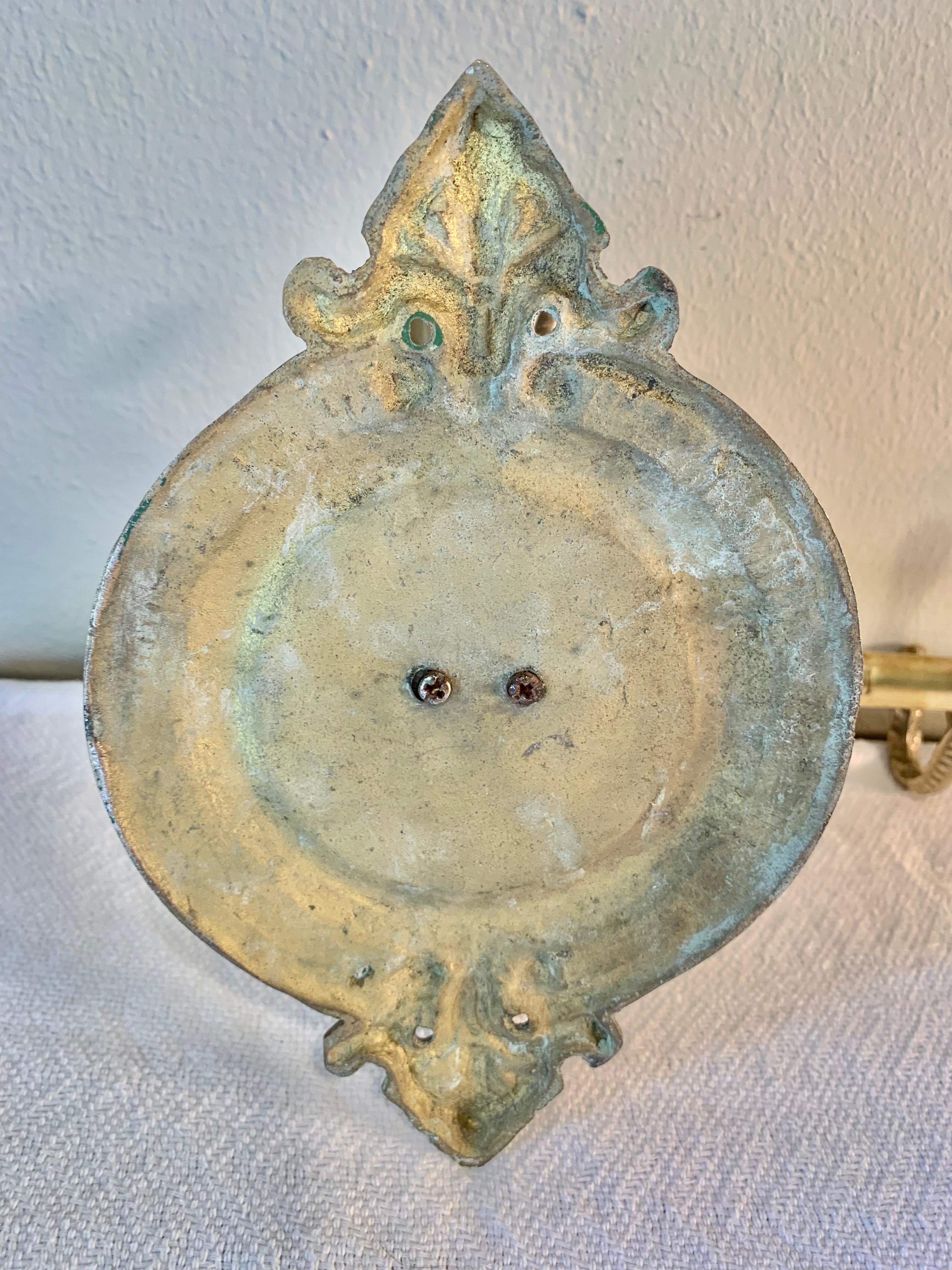 Mid 20th Century Brass Horse Head Equestrian Five Hook Coat Rack 5