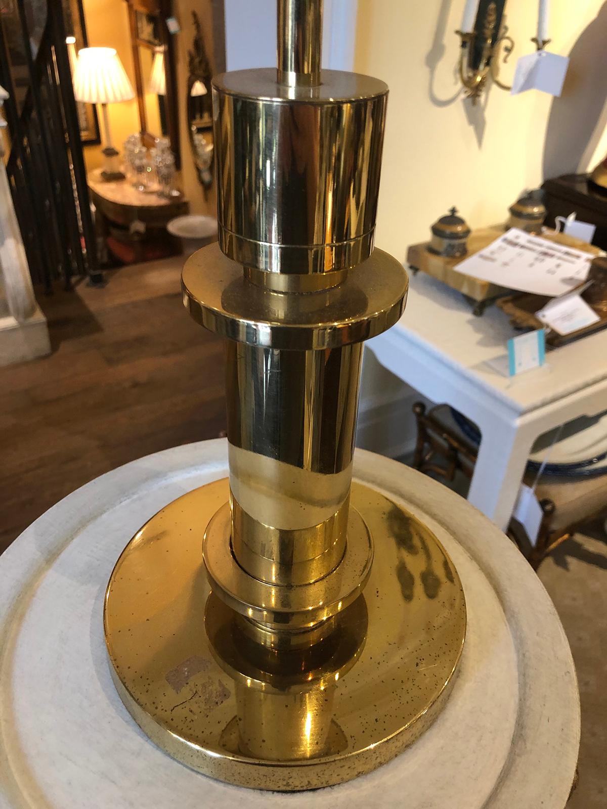 Mid-20th Century Brass Table Lamp 1