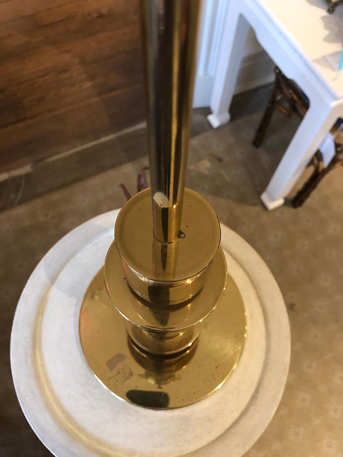 Mid-20th Century Brass Table Lamp 2