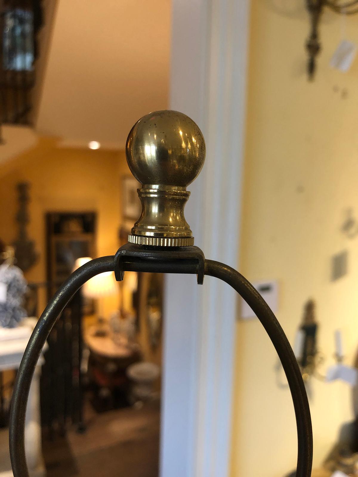 Mid-20th Century Brass Table Lamp 4