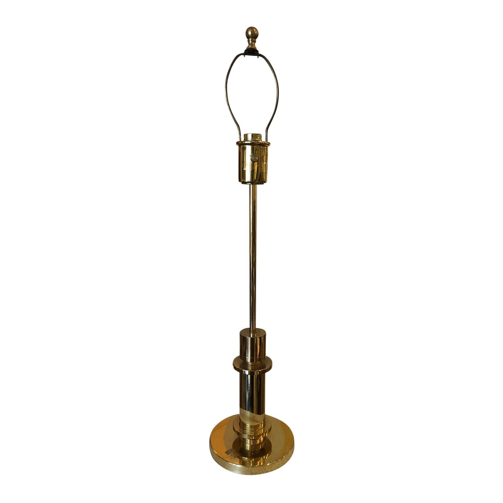 Mid-20th Century Brass Table Lamp
