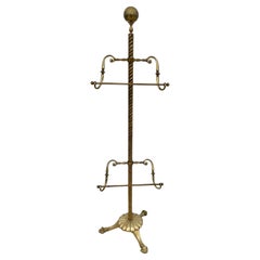 Mid 20th Century Brass Valet Stand