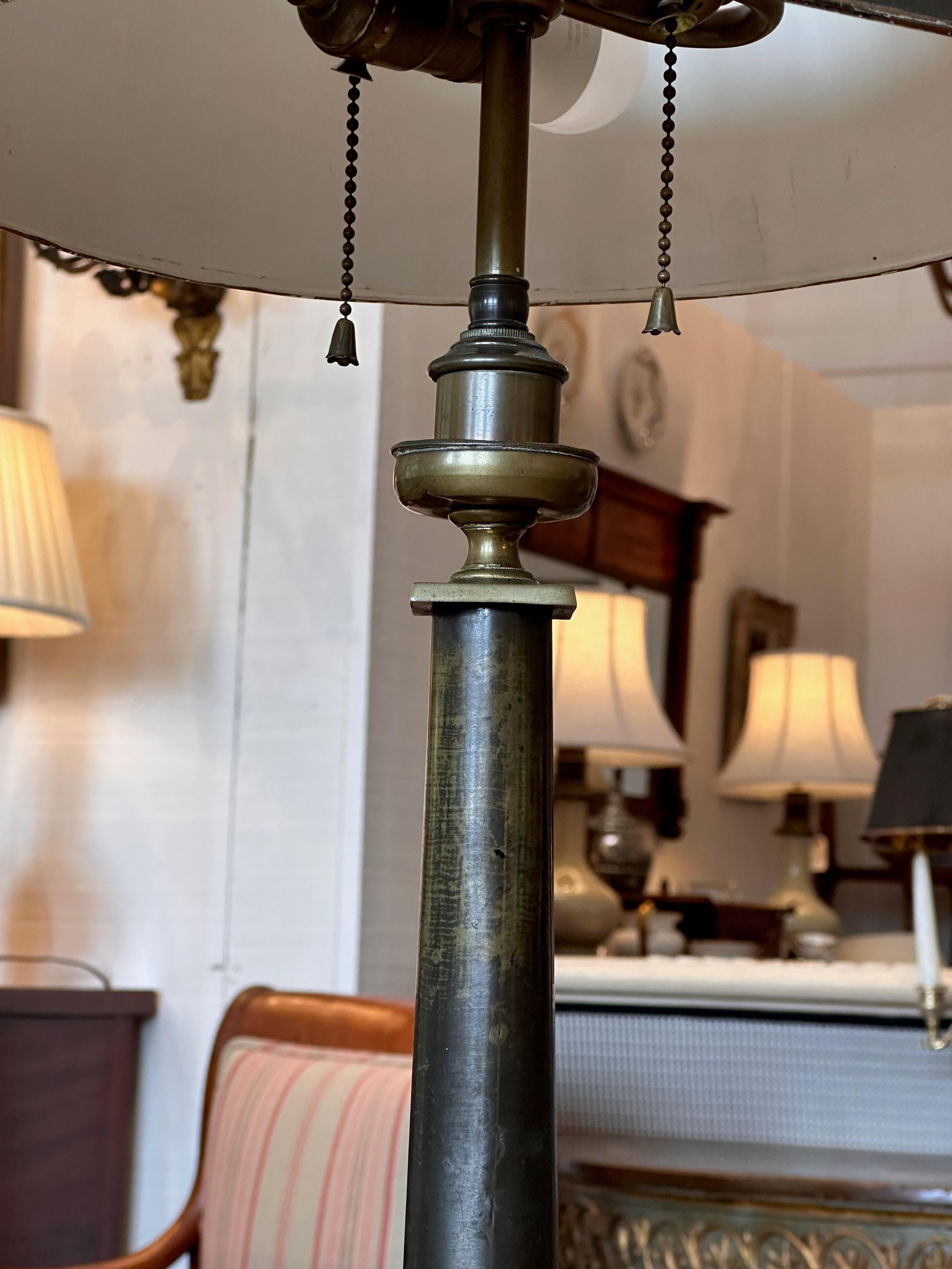 Nice design French Empire Lamp. Made in the Mid 20th Century