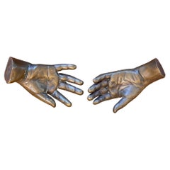 Mid 20th Century Bronze Hands