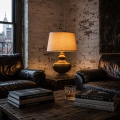 Mid-20th Century Bronze Italian Table Lamp