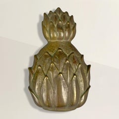 Mid-20th Century Bronze Pineapple Door Knocker